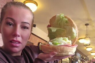 A woman was stunned after ordering what may be the UK's biggest cob - a massive 10-inch ham salad sandwich for £3.50. The pub treat even sparked a naming debate!