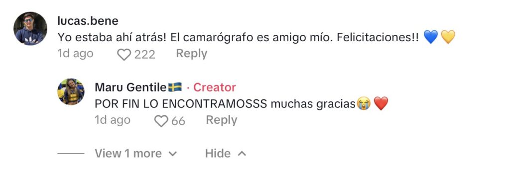 Social media comment on the post of A football fan wins back his ex-girlfriend with a surprise ring and public gesture at a Boca Juniors game, sparking excitement and envy across social media.