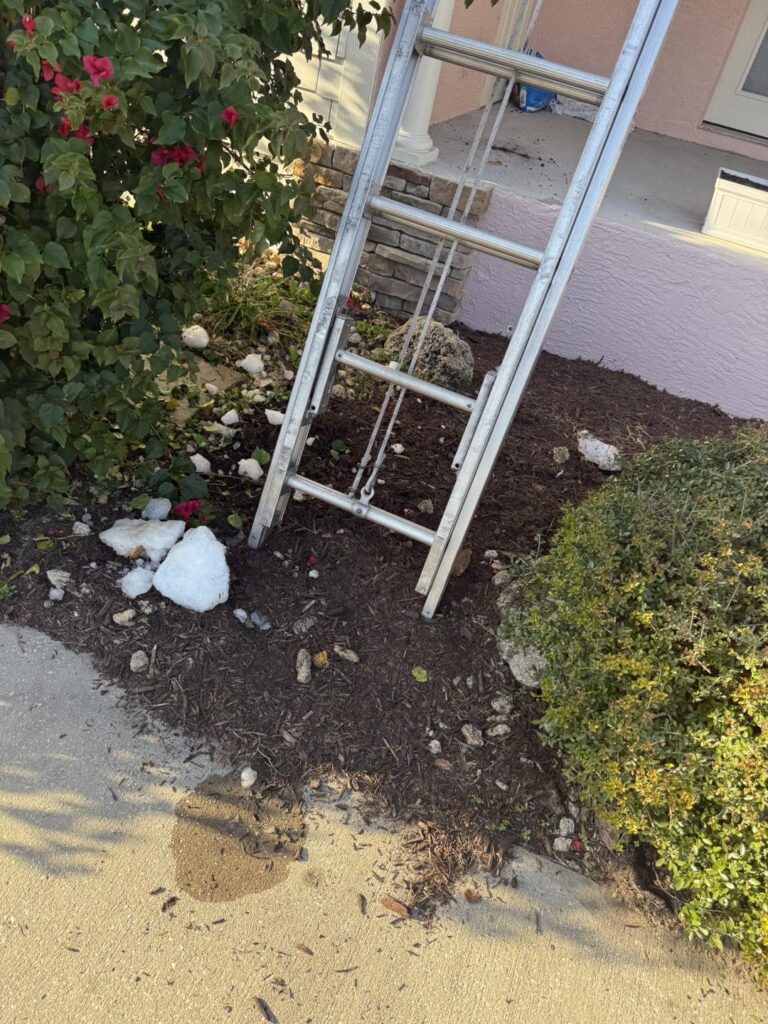 An investigation is underway after a massive ice chunk fell from the sky, smashing through a Florida homeowner's roof - leaving officials baffled.