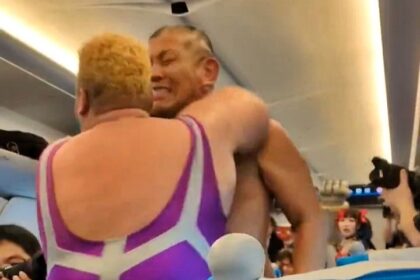 Pro wrestlers stunned passengers with a live match on Japan’s bullet train, as TJPW hosted the first-ever high-speed wrestling event, selling out tickets in hours.