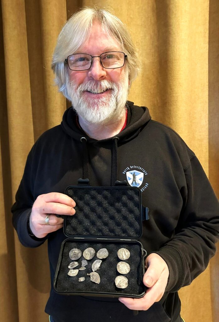 A treasure hunter unearths 11 rare silver coins from the reign of Scotland's Robert II on The Black Isle - a fascinating glimpse into medieval history.