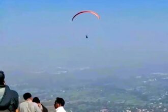 Student paraglides over traffic to make it to his exam on time - quick thinking and a daring flight help him avoid congestion and impress locals with his effort.