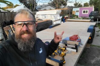 A California man is building tiny homes for the homeless at just £12,000 per unit, offering safe shelters with kitchens, bedrooms, and electricity to those in need.