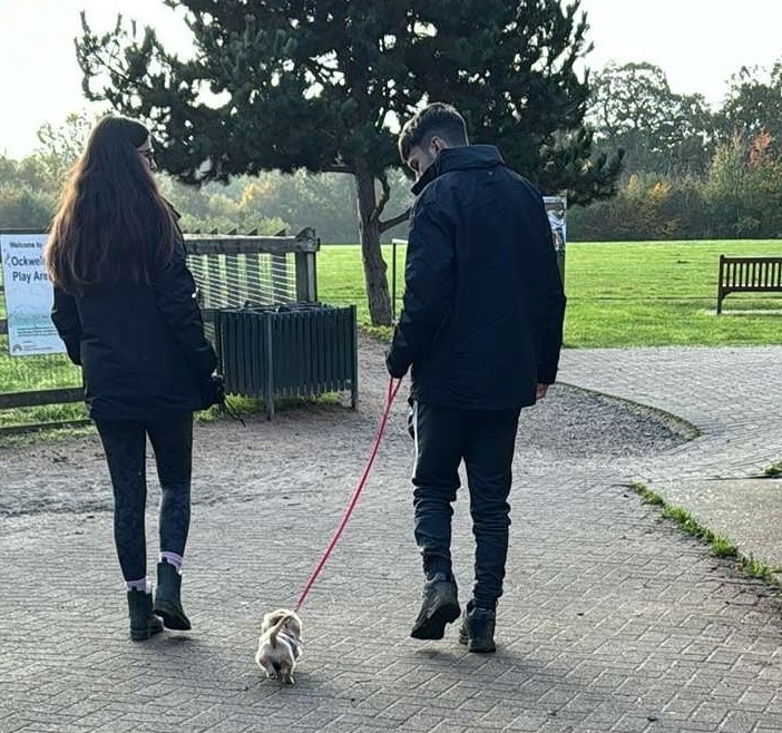 Molly Quelch, 22, quit her job to become a "stay-at-home dog mum," using £60,000 in savings to enjoy a carefree life with her pup Sydney while exploring content creation.