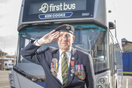 D-Day veteran Ken Cooke, 99, has had a York bus named in his honor - a touching tribute to the last surviving member of the city's Normandy Veterans for his bravery in 1944.