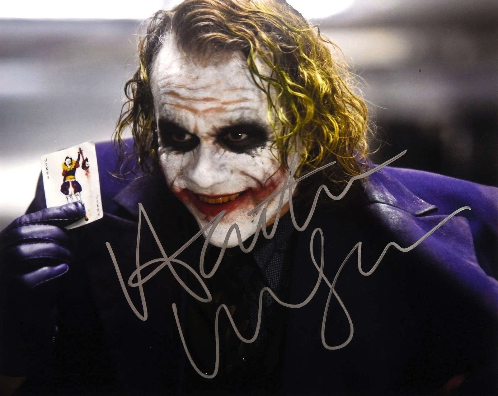 Heath Ledger photo he signed just month before he died sells for £5,460