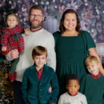 After fostering 17 children and adopting four, a woman who struggled with infertility is now pregnant - a heartwarming journey of love, loss, and a growing family.