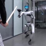 A humanoid robot has wowed viewers with Kung Fu-style moves, performing a Bruce Lee-inspired 720-degree spinning kick - showcasing Unitree Robotics' latest AI-powered advancements.