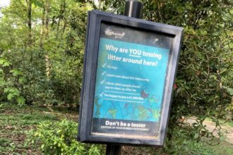 Parents slammed a Burnley Council sign near a kids' park reading “Don’t be a t*sser,” calling it inappropriate and offensive despite its anti-littering message.