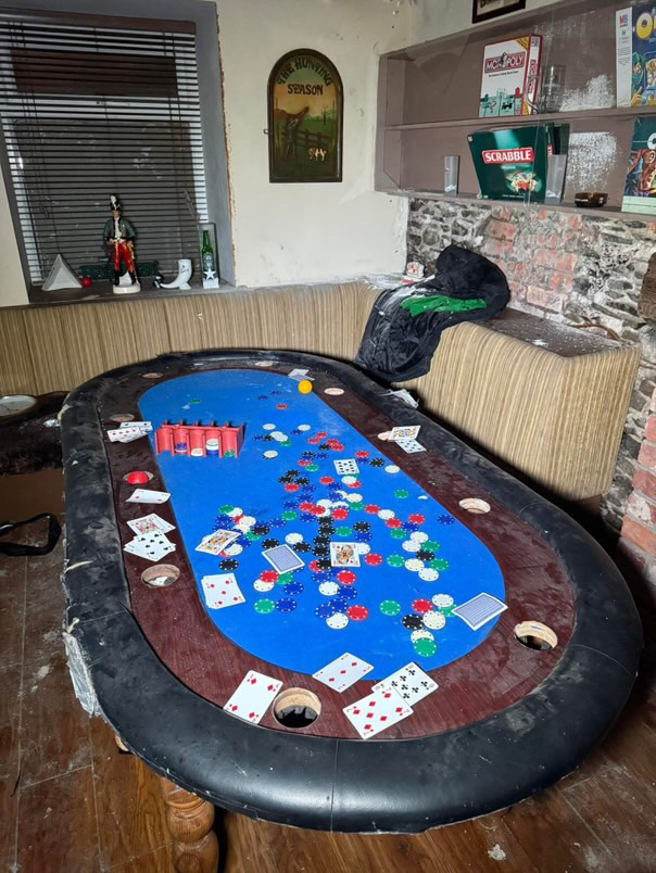 Urban explorer finds secret gambling rooms in abandoned Irish pub - from hidden doors to booze and vintage merch, it’s a haunting glimpse into a forgotten past.