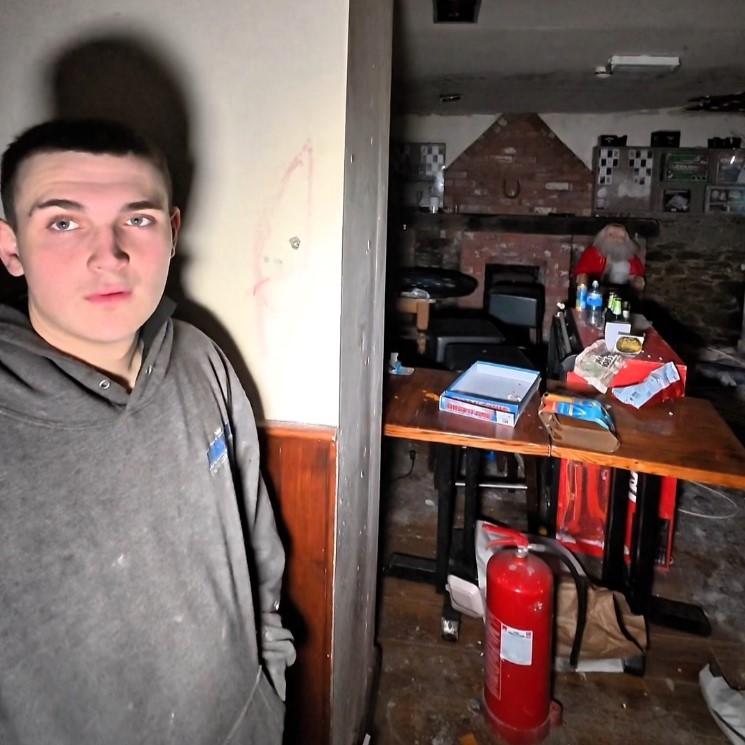 Urban explorer finds secret gambling rooms in abandoned Irish pub - from hidden doors to booze and vintage merch, it’s a haunting glimpse into a forgotten past.
