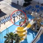 British holidaymakers in Benidorm queued for 30 minutes to grab prime sun loungers at Hotel Rosamar, sparking laughs and debate over the classic towel-saving tactic.