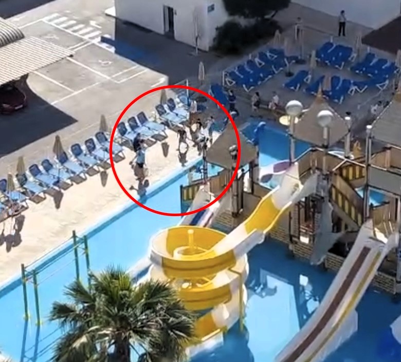 British holidaymakers in Benidorm queued for 30 minutes to grab prime sun loungers at Hotel Rosamar, sparking laughs and debate over the classic towel-saving tactic.