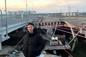British thrillseeker Adam Smith braves air raid sirens on a £250 trip to war-torn Kyiv, calling it incredible and planning a return to explore more in summer.