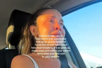 A Brit who moved to Australia breaks down over missing her parents after six years abroad - sharing the emotional toll of growing up and living far from family.