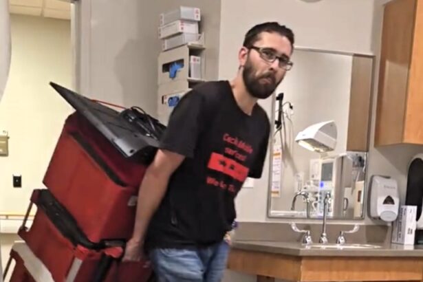 Dad-to-be brings TV and Xbox to hospital for birth, sparking backlash on TikTok - but partner reveals it was all to comfort her, not game, during labour stay.