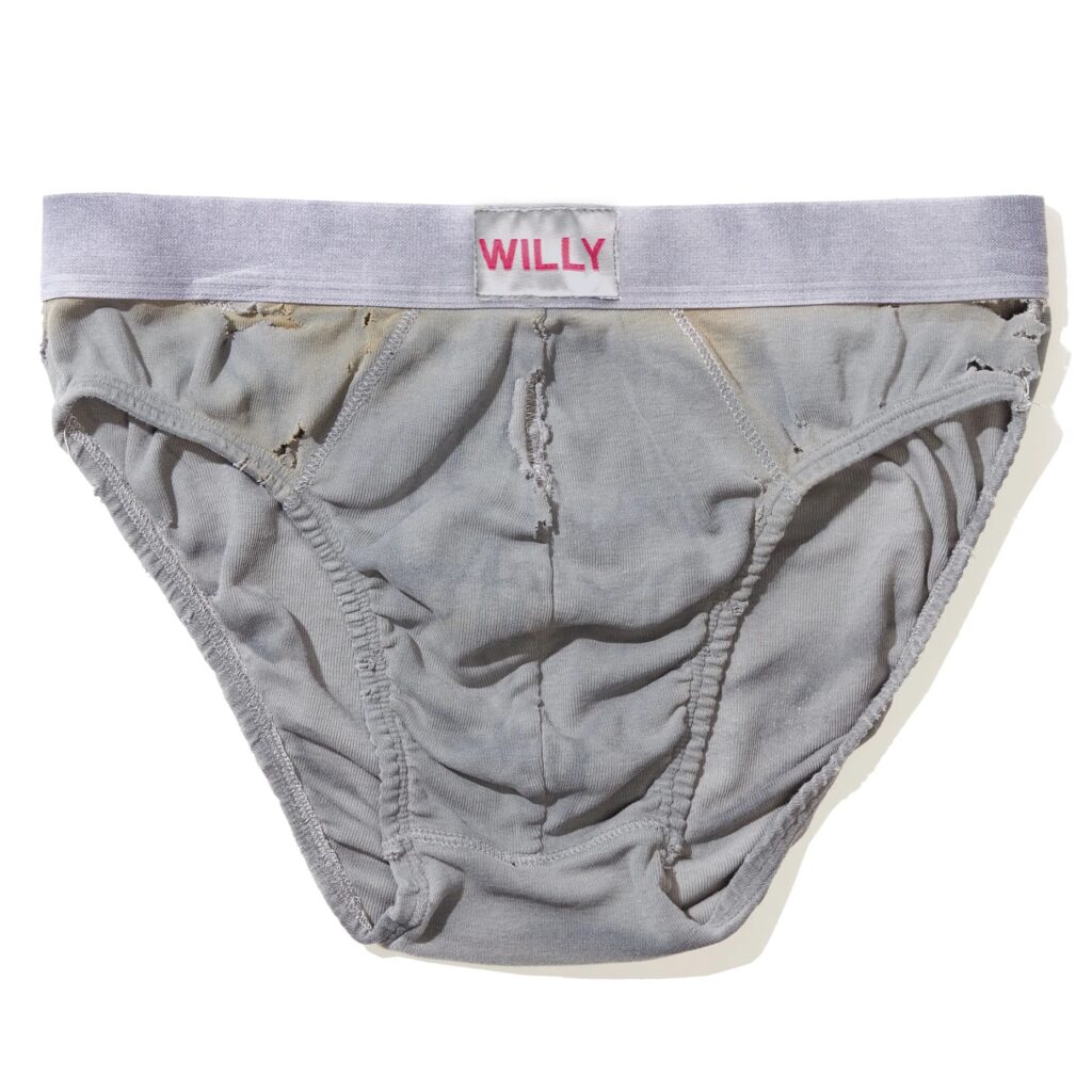 Designer Willy Chavarria is selling ripped and stained-looking men’s underwear for £289 - hand-painted in California but fully washable and made from premium cotton.