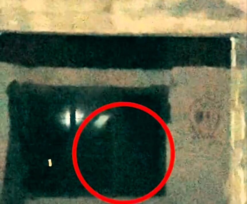 A TikToker exploring a haunted house in Mexico captured a ghostly figure with glowing red eyes on camera, leaving viewers terrified by the chilling encounter