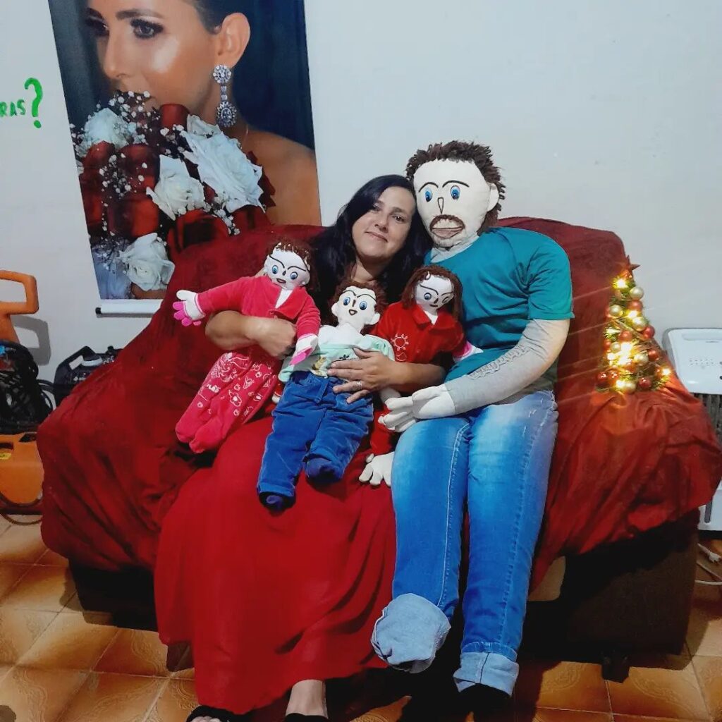 A woman who married a rag doll says their rag doll son has been kidnapped, with a ransom demand of £136k, leaving the family heartbroken and desperate for help.