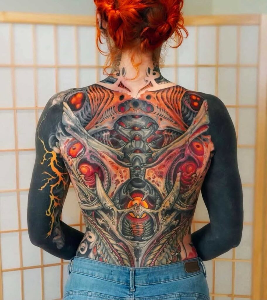 Tattooed influencer Cigno spent £156,000 transforming her body into a bold work of art, defying trolls and stereotypes to create her powerful and unforgettable look.