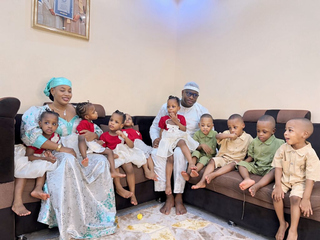 World’s only surviving nonuplets cost parents £4,500 a month to raise - with 80 loaves of bread a week and 50 fruits, the family relies on help to keep up.