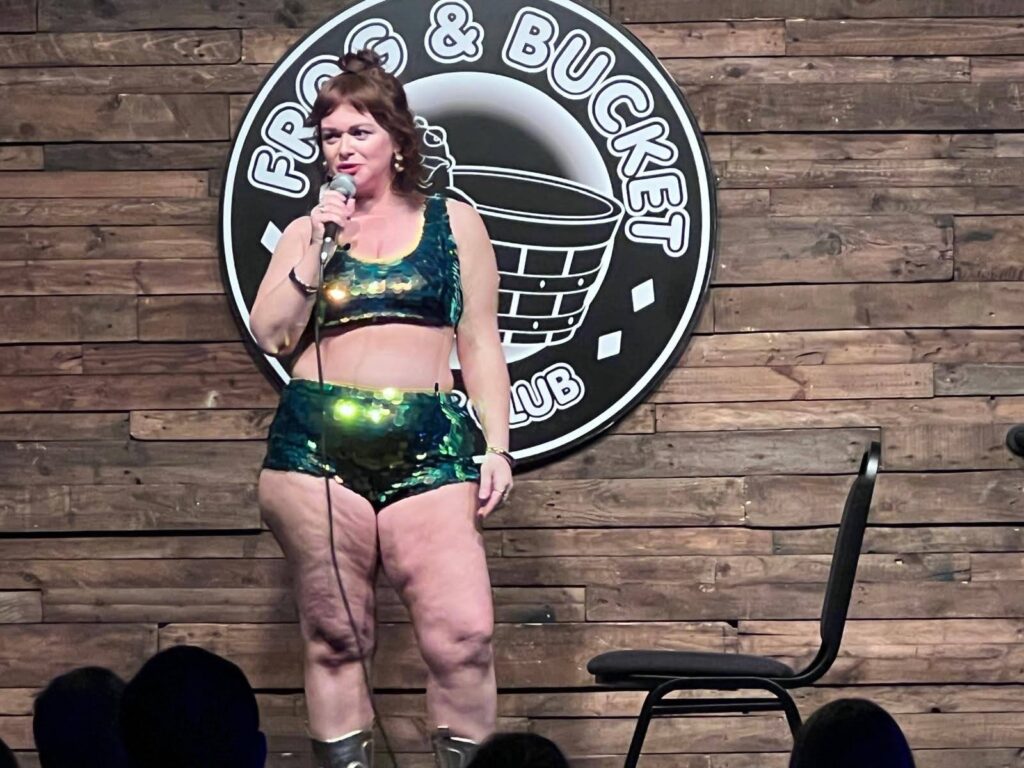 A mum is going viral for embracing body positivity with humor, declaring her thighs don’t gap, they clap, while rocking bikinis and inspiring confidence this summer.