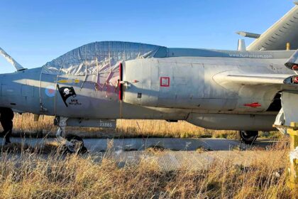 An explorer uncovered rotting 1950s fighter jets, including a Hawker Hunter, in a private Lincolnshire field near RAF Scampton, sparking calls to preserve them in museums.