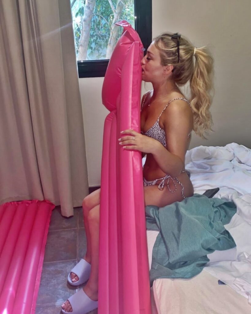 Clarkson’s Farm newcomer Harriet Cowan swaps her wellies for a bikini on a sunny girls’ trip before joining the hit Amazon Prime series as a rising farming star.