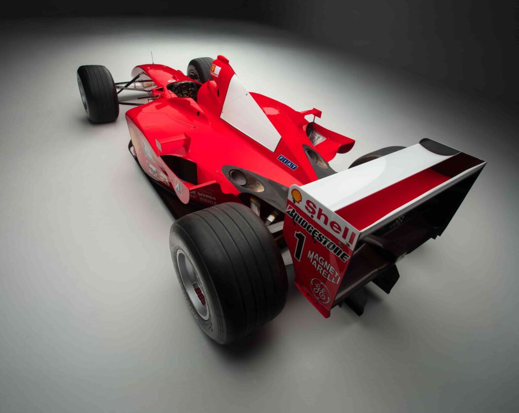 Michael Schumacher’s 2001 Monaco-winning Ferrari F1 car sold for £13.4M, setting records as his most expensive and historic race car ever auctioned.