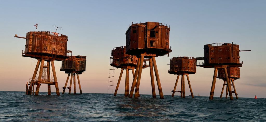 Rebekah Kefford, 53, aims to become the first woman to swim 8 miles from WWII Red Sands forts to shore, braving cold waters to raise funds for spinal injury charity Aspire.