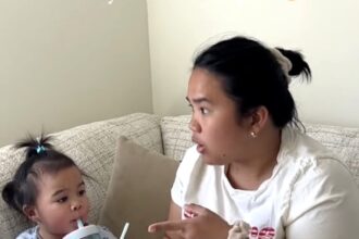 Mum Jess Sharp's adorable hack for me time went viral as her toddler Amelia sweetly asked dad for an ice cream date, delighting millions with their heartwarming moment.