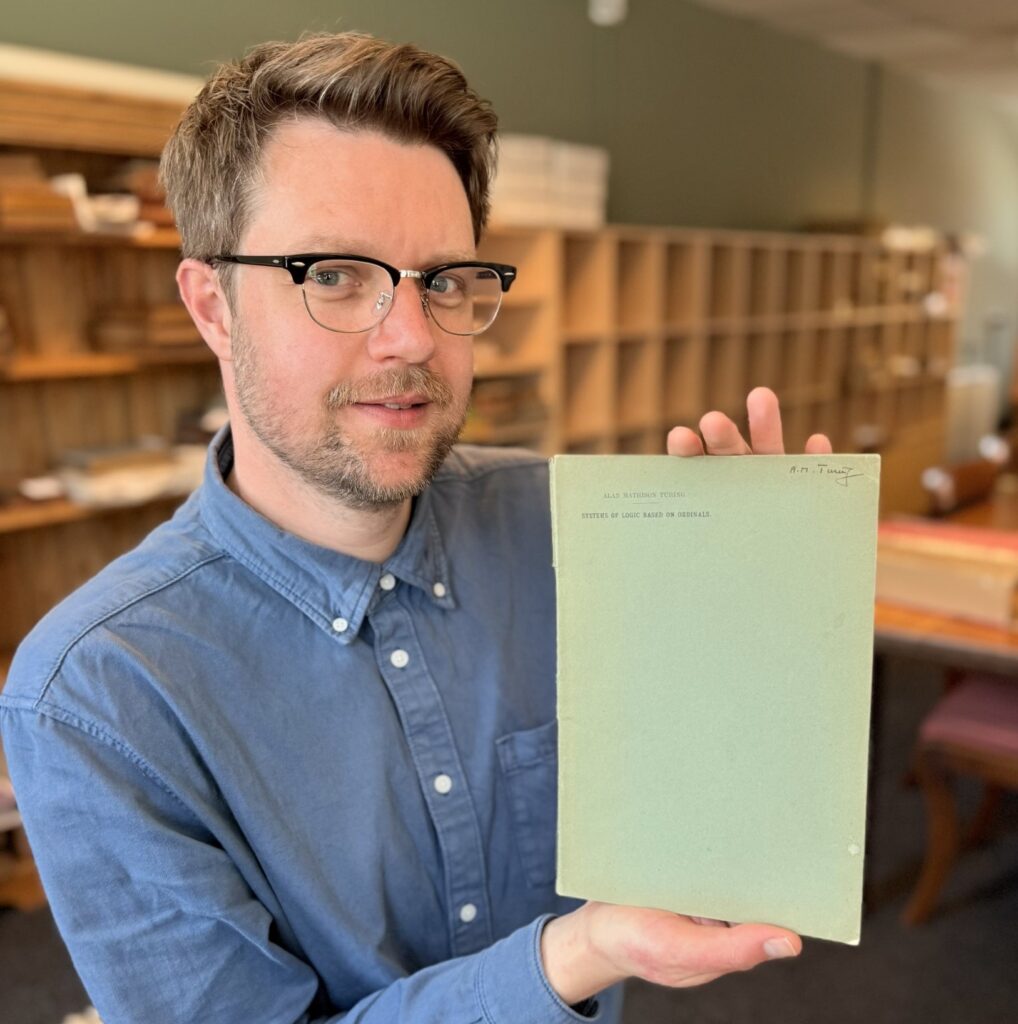 Rare Alan Turing papers, including his PhD thesis and groundbreaking computing works, rescued from a loft, are expected to fetch over £100,000 at auction this June.