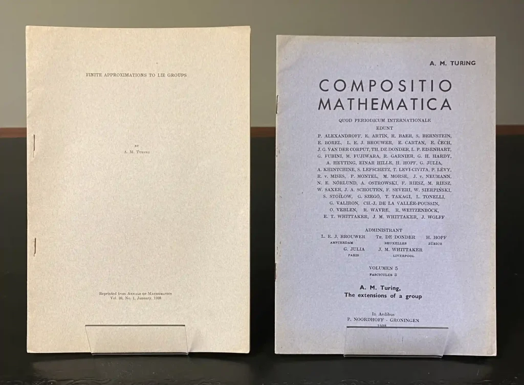 Rare Alan Turing papers, including his PhD thesis and groundbreaking computing works, rescued from a loft, are expected to fetch over £100,000 at auction this June.