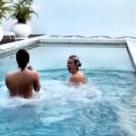 Two women go skinny dipping in Bali villa pool thinking it's private - only to be caught by another guest as their TikTok mishap racks up nearly 20 million views.