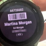 Swimmer Martina Morgan lost her Garmin watch at sea off Tenby - only for it to be found 150 miles away in Ireland three weeks later by a beach artist who traced her.