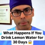Harvard doctor says drinking lemon water daily boosts collagen and skin health - could be key to youthful looks, but warns those with acid reflux to be cautious.