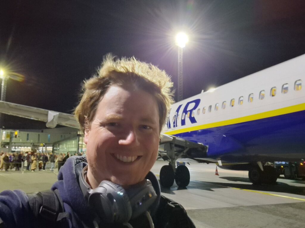 Vicar Chris Lion visited three countries in one day for meals, enjoying breakfast in the UK, lunch in Sweden, and dinner in Denmark, all for just £145 in 14 hours.