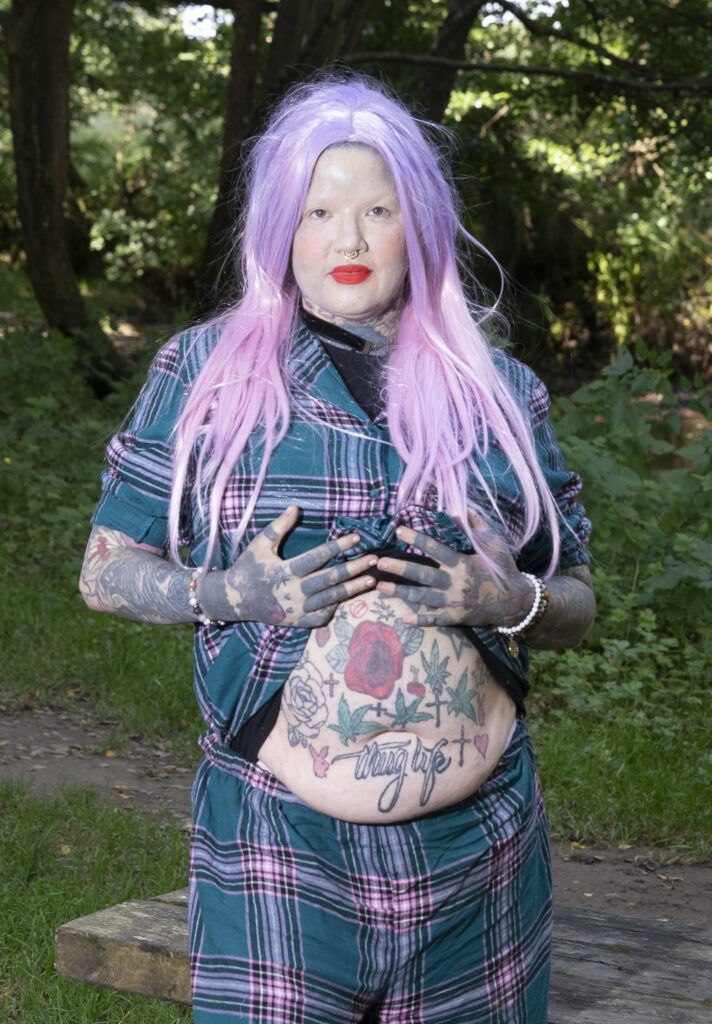 Britain's most tattooed mum Melissa Sloan regrets her 800+ inkings and wants them removed but can't afford it - saying makeup hides her tattoos and her true self.