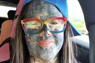 Melissa Sloan, known as Britain’s most tattooed mum, is skipping her kids’ sports day after a teacher told her to hide due to her face tattoos, saying public judgment isolates her.