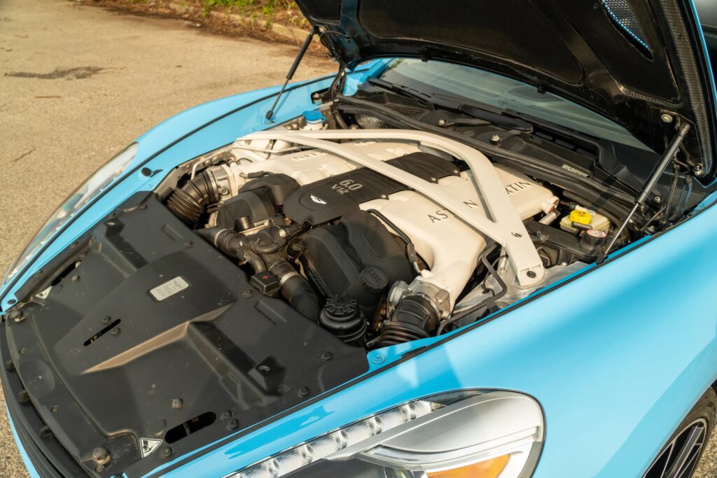 A V12 Aston Martin Vanquish featured on Top Gear and Jay Leno’s Garage, once driven by Bond and James May, is up for grabs in Toronto with bidding starting at £10,000.
