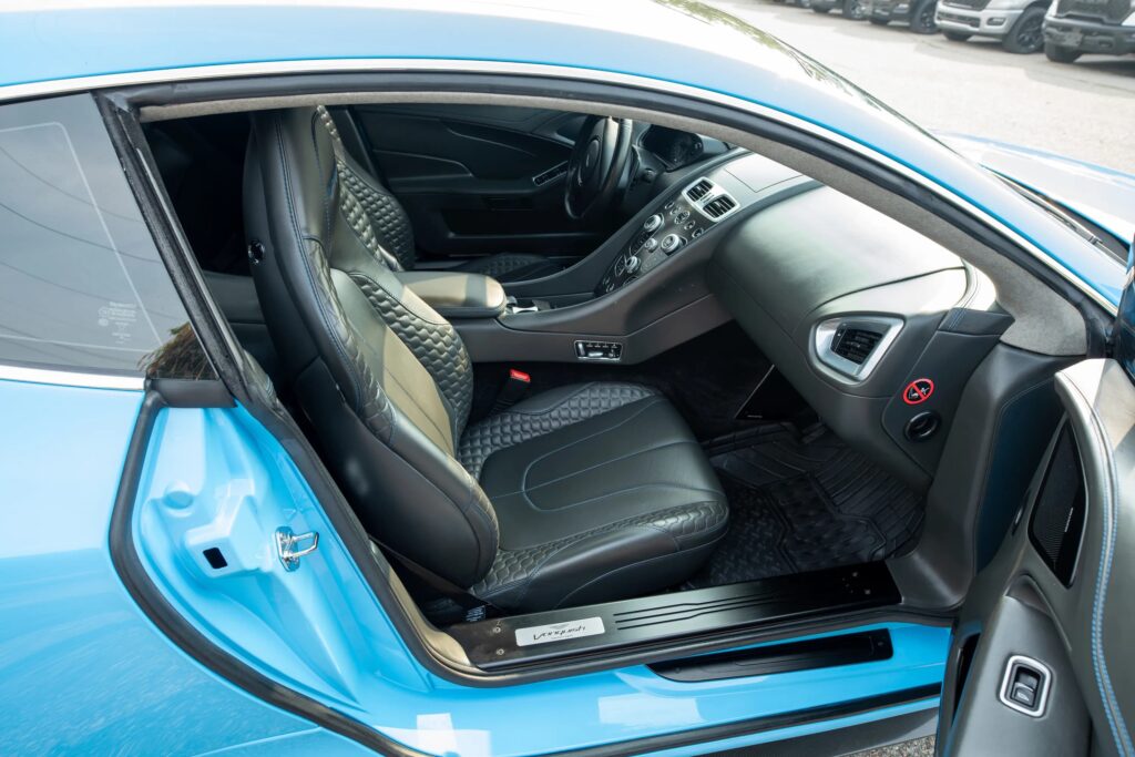 A V12 Aston Martin Vanquish featured on Top Gear and Jay Leno’s Garage, once driven by Bond and James May, is up for grabs in Toronto with bidding starting at £10,000.