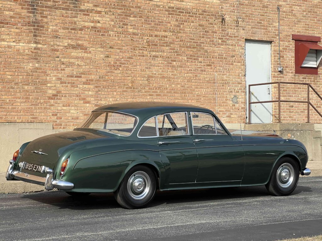 A rare 1963 Bentley once owned by Sir Egbert Cadbury is on sale for £66,198, featuring original leather, unique coachwork and a storied history with Bentley enthusiasts.