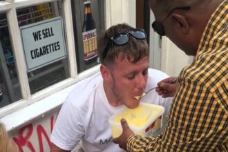 Man spoon-fed ice cream after collapsing from eating London’s hottest curry with 92 chillis - only 2 challengers have ever beaten the Bengal Village dish.
