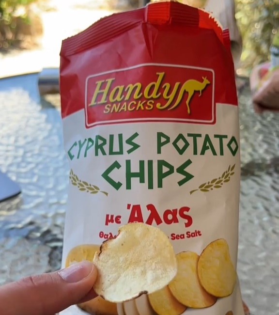 Brit tourist who eats 20 bags of crisps a day reviews Cyprus snacks – crowns bacon ‘Piggy’s’ best, slams peanut and hazelnut flavour as “disgusting” with just 1/10.