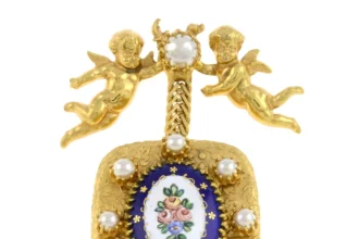 Three vintage Christian Dior heirlooms sell for over 10x estimate at auction – rare Mitchel Maer pieces spark bidding frenzy with musical brooch reaching £2,730.