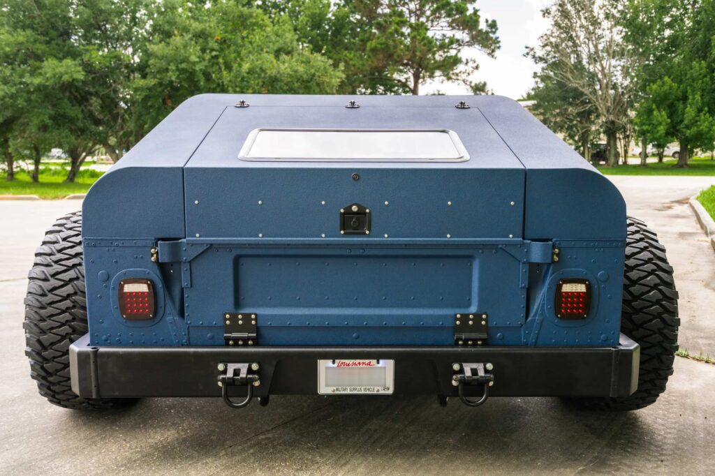 A custom 1987 AM General Humvee with 750hp, air suspension, and just 1,700 miles is turning heads at auction, blending rat rod style with extreme off-road performance.