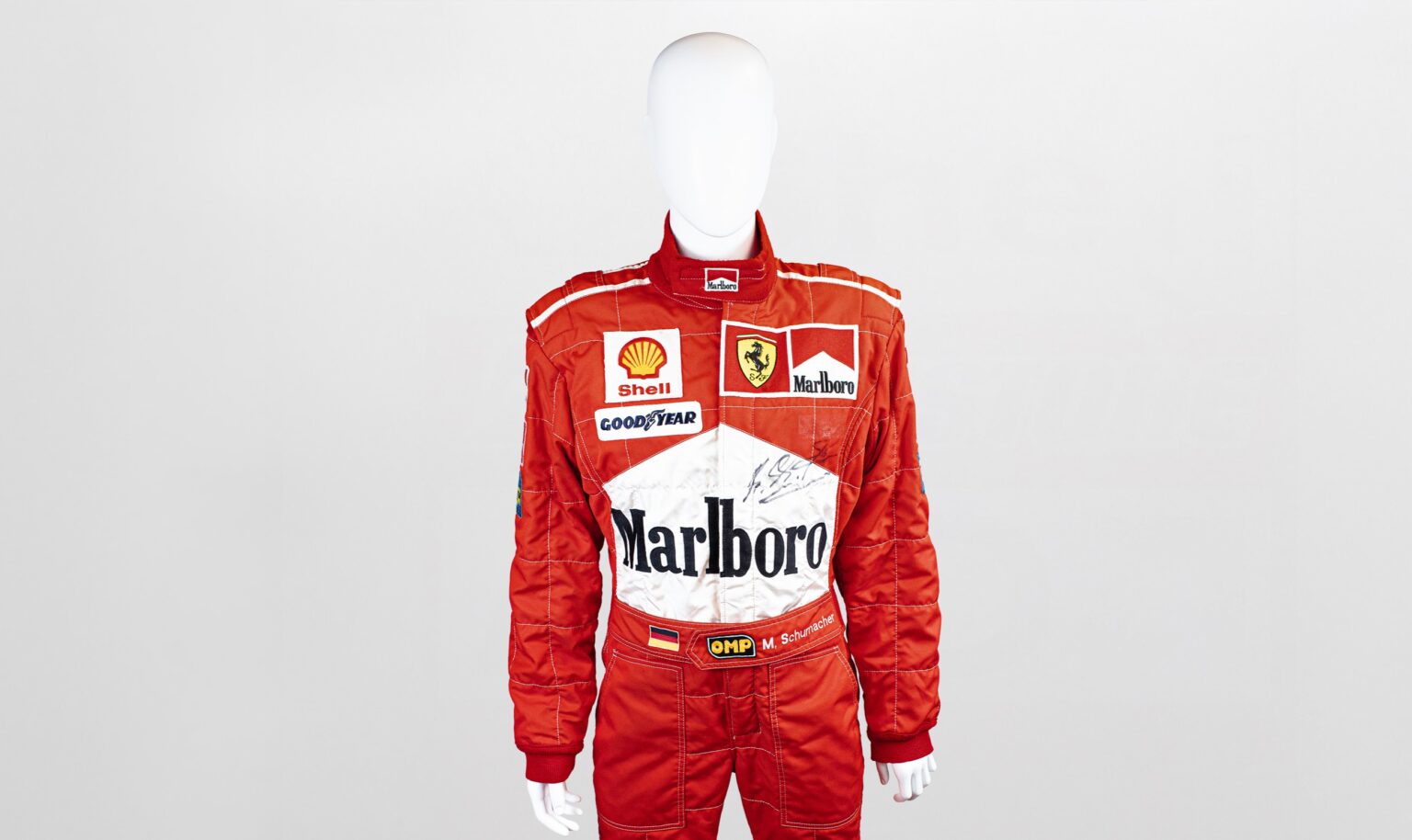 Over 280 F1 memorabilia items from Schumacher, Hamilton, Senna and Vettel to be auctioned with no reserve – rare racing suits, helmets and watches expected to hit £1.3m.