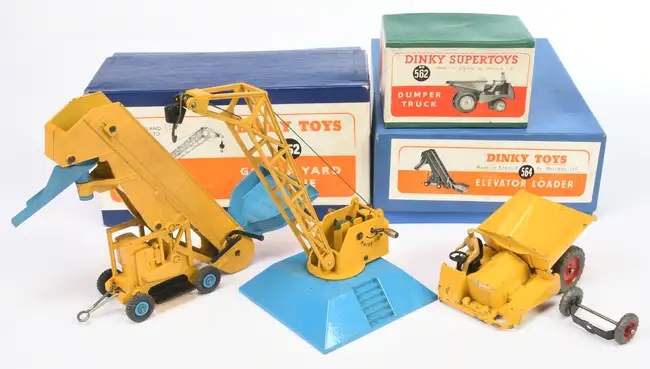 Over 600 rare Dinky Toys sold for £87,520 at auction, including a record-breaking Thunderbird 2 and Weetabix van, highlighting global demand for vintage collectibles.