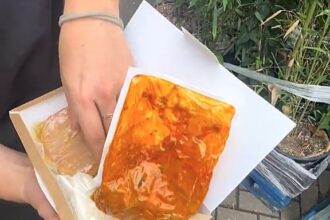A woman’s £2.49 Too Good To Go bag from Morrisons left her queasy after discovering vacuum-sealed chicken tikka, but hash browns and sausages later saved the surprise meal.