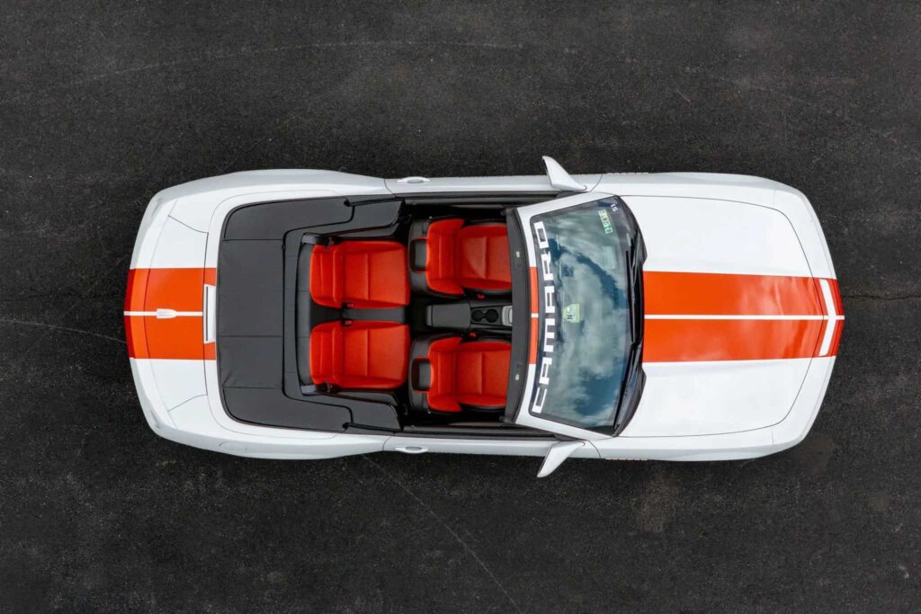 Jon Bon Jovi’s rare 2011 Indy 500 Camaro convertible with just 3,500 miles, V8 power, and signed window sticker has sold for over £30,000 at a US auction.
